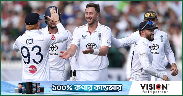 লর্ডসে ‘১৩’ উইকেটের পতন, লিড বাড়াচ্ছে ইংল্যান্ড